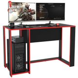 Mesa P/ Computador Notebook Singapura Preto/vermelho