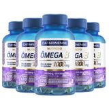 Kit 5 Ômega 3 Epa 540mg Dha 360mg Catarinense 120 Cápsulas