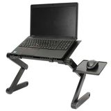 Mesa Para Notebook Dobravel Articulavel Aluminio Cooler