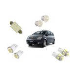 Kit Led Meriva De 2003/2012 Teto Placa Ré Lanterna