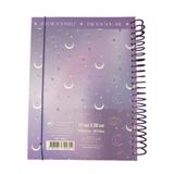 Caderno Colegial 10 Materias 160 Folhas Trendy Purple Dac