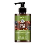 Creme De Pentear Para Cachos Leave-in Inoar Afro Vegan 300ml