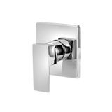 Misturador Monocomando Chuveiro Quadrado Metal 1/2&#39; Completo
