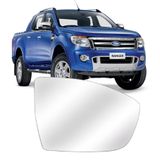 Lente Retrovisor Com Base Ranger 2013 Ate 2017 Lado Direito