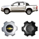 Calota Centro Roda Gm Nova S10 Prata
