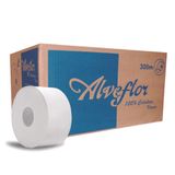 Papel Higienico Rolao 100% Cel 8x300m Folha Simples Alveflor