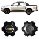 Calota Centro Roda Gm Nova S10 Preto