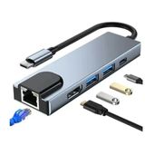 Adaptador Hub Usb Type C/rj45 10/100/100mbp Lotus