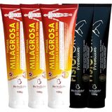 Kit 3 Pomada Milagrosa 150g 2 Pomada Fisiofort Premium 150g