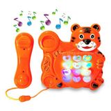 Telefone Musical Infantil Animal Tigre Brinquedo Educativo