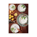 Prato Sobremesa Porcelana Tramontina Decorada Graziela 19cm