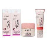 Knut Amino Color Kit Shampoo + Cond + Mascara + Hair Remedy