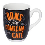 Caneca De Porcelana Personalizada Bons Dias 350ml Hauskraft