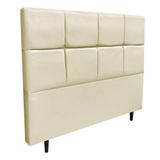 Cabeceira Roma Para Cama Box Queen 160corino Bege-d&#39;rossi