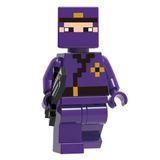 Boneco Blocos De Montar Rogue Minecraft