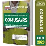 Apostila Comusa Rs - Agente De Serviços Operacionais