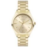 Relogio Technos Feminino Dourado Médio Cristais 2036mqs/1x