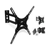 Suporte Articulado Parede Para Tv Monitor De 14 Até 55 Preto