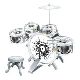 Bateria Infantil Grande Com Banco Vb410