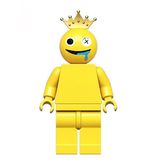 Boneco Blocos De Montar Rainbow Friend Amarelo