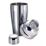 Coqueteleira Inox Com Tampa Dosador 550ml C/aparador De Gelo
