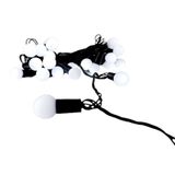 Pisca Pisca Bolas Branco Com 30 Leds 5m 220v