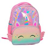 Mochila De Costas Escolar Unicornio Rosa Magic Dreams