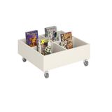 Livreiro Expositor Dubai 100% Mdf (biblioteca Livros)