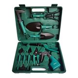 Kit Ferramentas P/jardinagem 10pçs + Maleta Completo