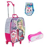 Kit Mochila Mala Malinha Barbie Aventura Escolar Infantil G