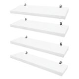 Prateleiras Nicho Mdf 10x20 Branco 15mm Kit4