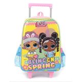 Mochila Escolar Com Carrinho Lol Surprise Ice37985lo02- Azul