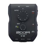 Interface De Audio Zoom U-22 Usb Ultra Portátil