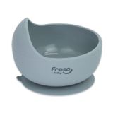 Tigela De Silicone Com Ventosa Freso Baby - Cinza