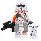 Boneco Blocos De Montar Clone Paratrooper D-0 Star Wars