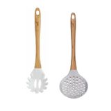 Pegador Mais Escumadeira Kit 2 Utensílios de Silicone Yoi