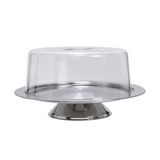 Prato Com Cúpula Vision Prato De 33 Cm Aço Inox Forma Inox