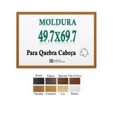 Moldura Oncinha 49,7x69,7 Quebra Cabeça Game Office Petg