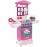 Cozinha Meg Doll Infantil Pia E Fogão Magic Toys 8012