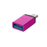 Adaptador Usb-c 3.0 Com Função Otg - Rosa