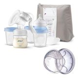 Kit Amamentação 8 Peças + Concha Para Seio - Philips Avent