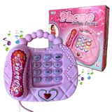 Telefone Musical Infantil Brinquedo Educativo Luzes E Som