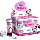 Bolha De Sabao Minnie C/jogo 12 Unidades