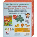 Meu Livro-box Com Quebra-cabeça - Animais Da Floresta