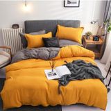 Jogo De Cama Solteiro Completo 7 Peças Com Edredom  Sun Grey