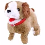 Cachorro Pelucia Anda Late E Da Cambalhotas Lindo Presente