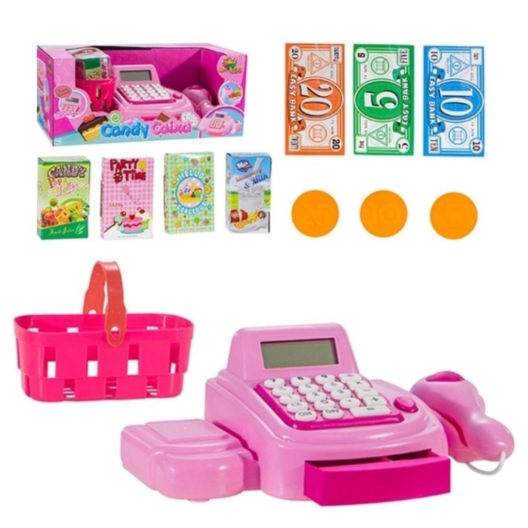 Máquina Caixa Registradora Infantil Som Luz E Acessórios Carrefour