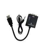 Cabo Conversor Hdmi Para Vga + Saida De Audio Lehmox