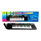 Brinquedo Teclado Para Criança Piano Com Microfone Infantil