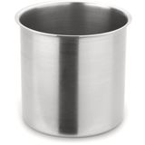 Balde De Inox Multiuso Porta Talheres 12 cm Forma Inox